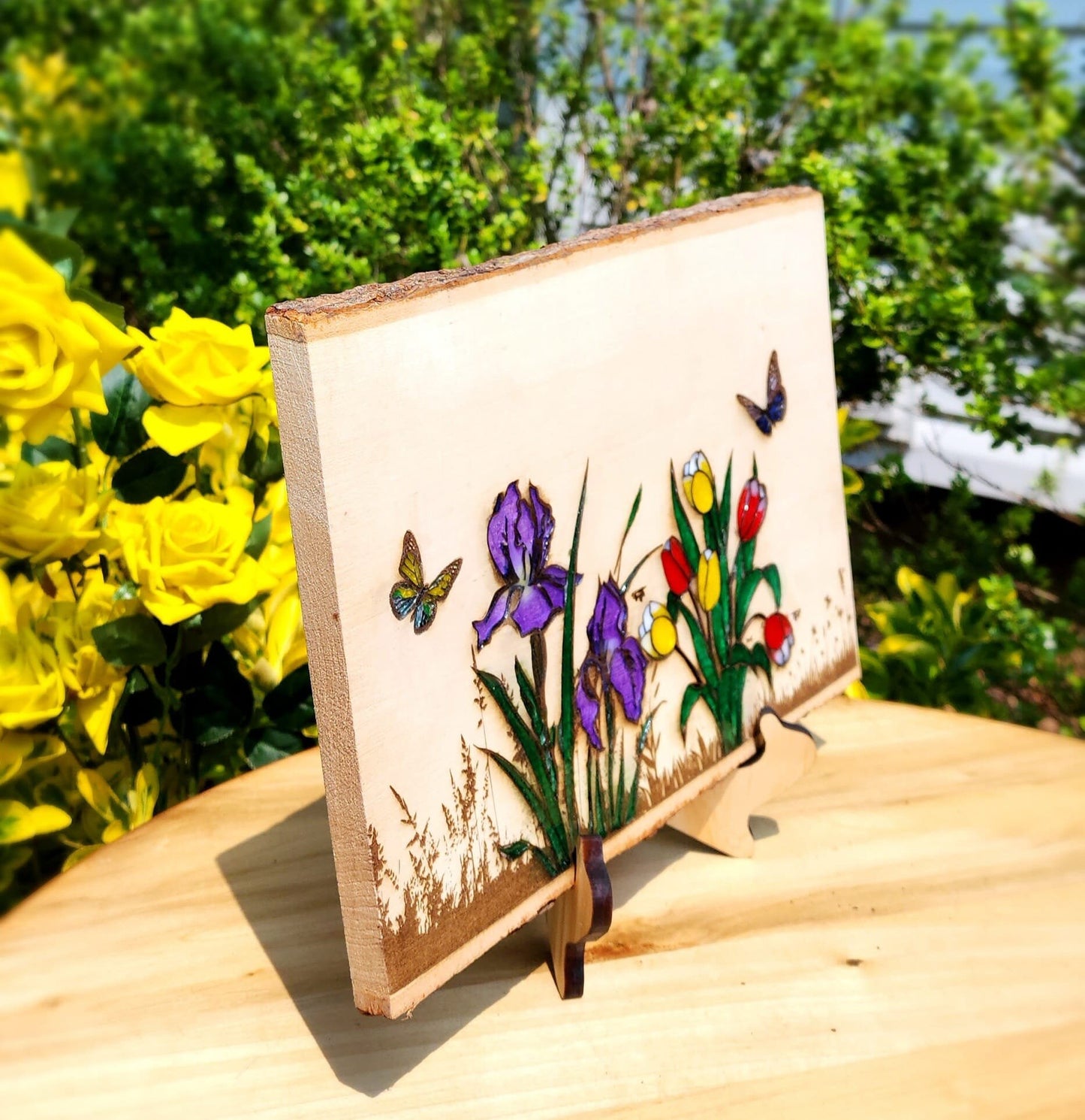 Live Edge Wood Art , Anniversary Gift, Wedding Gift , Occasion Gift, Resin, Wood Art ,Home Décor