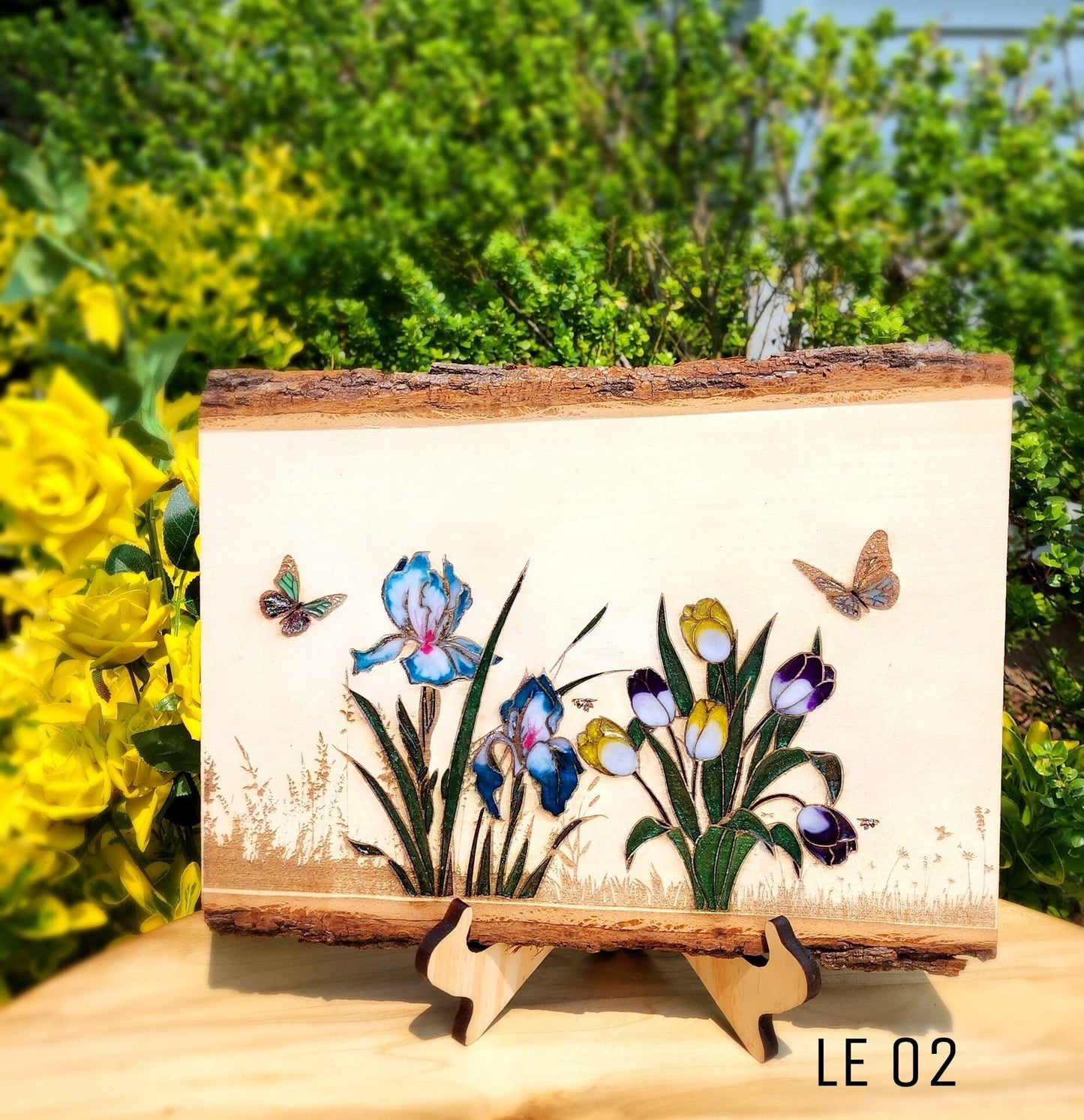 Live Edge Wood Art , Anniversary Gift, Wedding Gift , Occasion Gift, Resin, Wood Art ,Home Décor