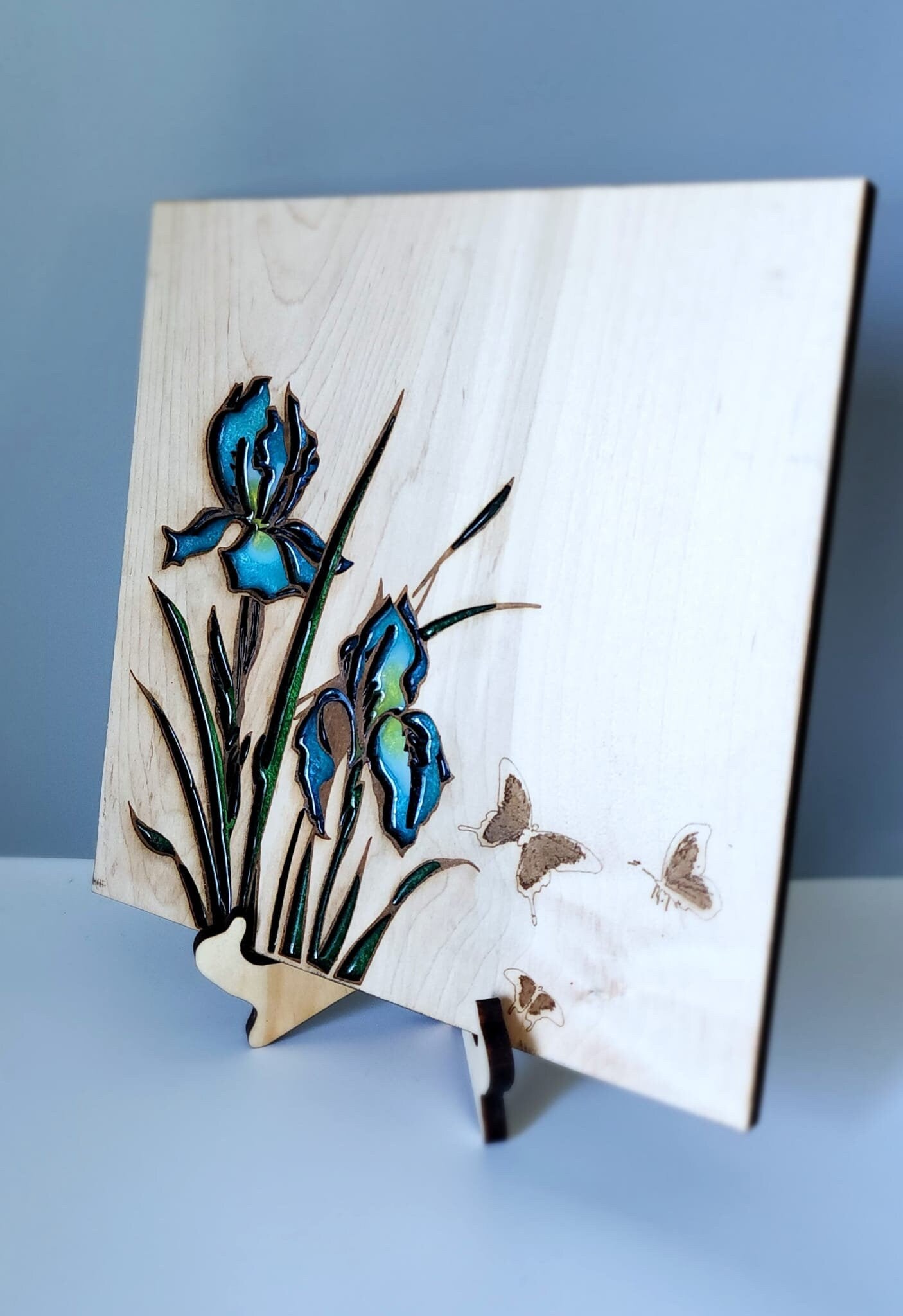 Wood and resin decoration art , Gift for every occasion , Home Décor , Personalize , Regalo, Art,